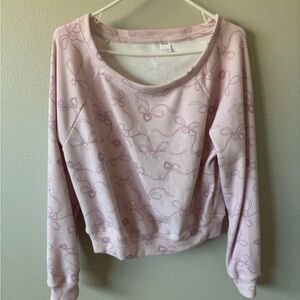 Gilly Hicks Light Pink Patterned Top
